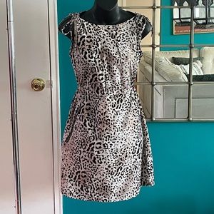 Leopard Semi-formal Business Dress